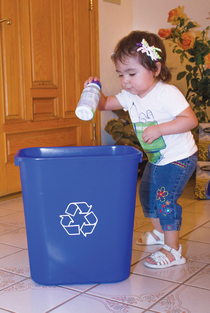 Even babies recycle!