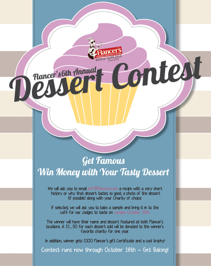 Flancer s Presents Sixth Annual Dessert Baking Contest