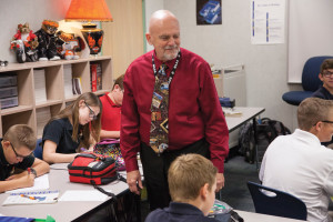 Tom Mitchell, an English teacher at Mesa Academy, shown Wednesday, Nov. 4, 2015. [Tim Hacker/ Mesa Public Schools]